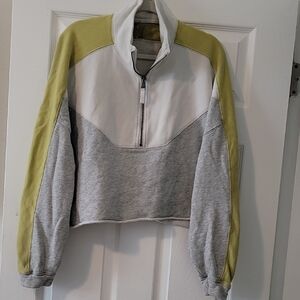 Free People Movement XS Yellow Knit Top